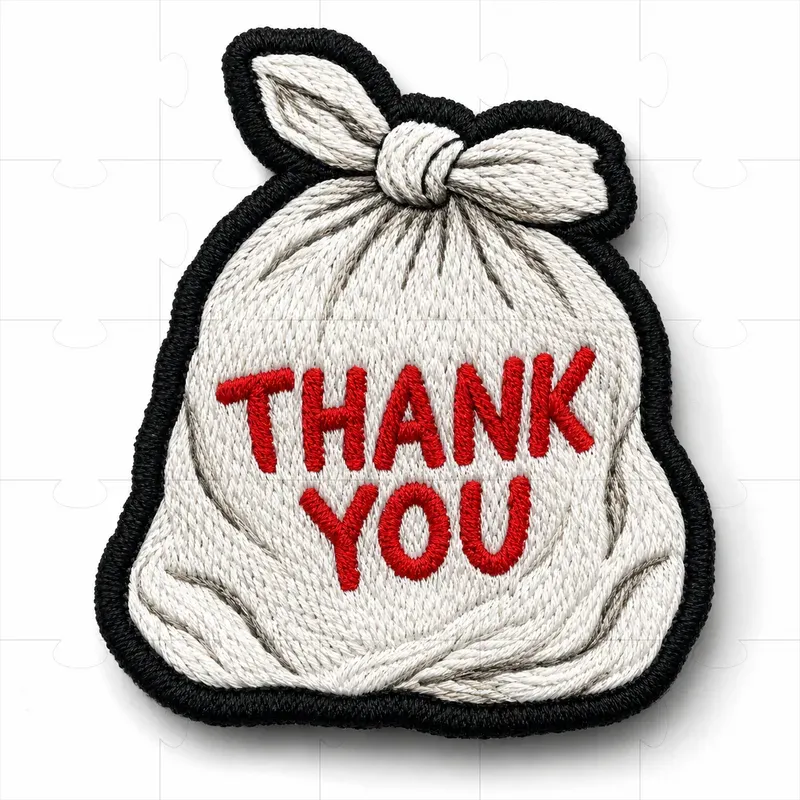 Grocery Embroidery Patches