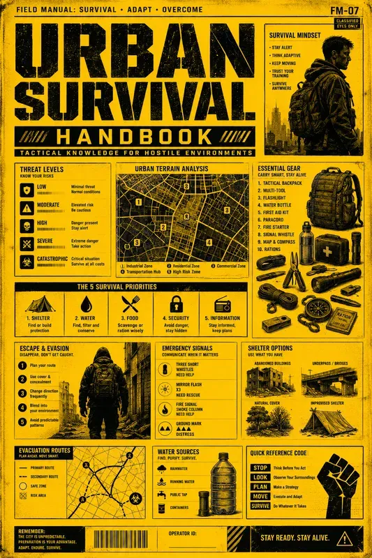 Elite Tactical Infographic Poster Kits