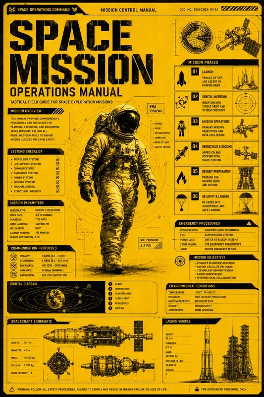 Elite Tactical Infographic Poster Kits