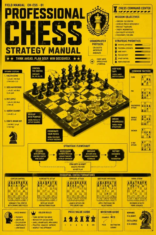 Elite Tactical Infographic Poster Kits