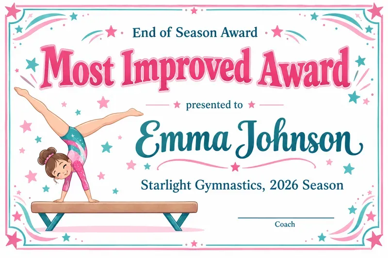 Youth Sports End Of Season Awards