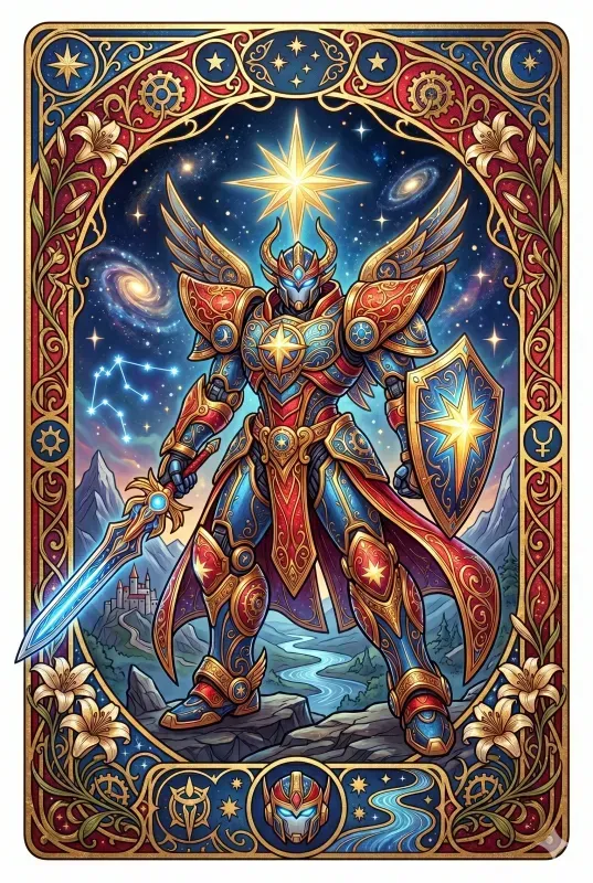 Art Nouveau Tarot Card Art