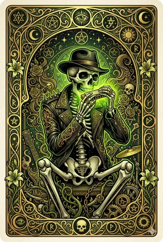 Art Nouveau Tarot Card Art