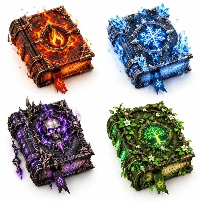 3D Isometric RPG Asset Grids