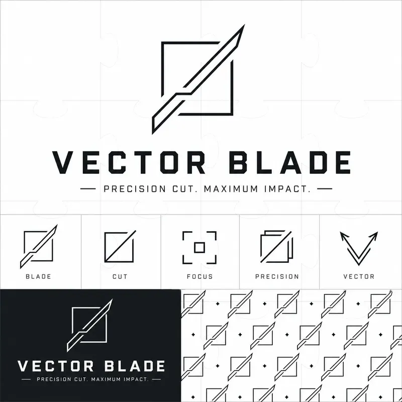 Bold Minimal Monoline Brand Identities