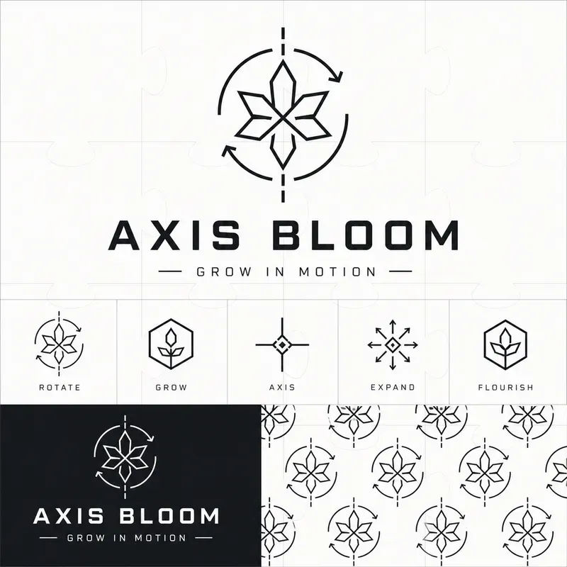 Bold Minimal Monoline Brand Identities