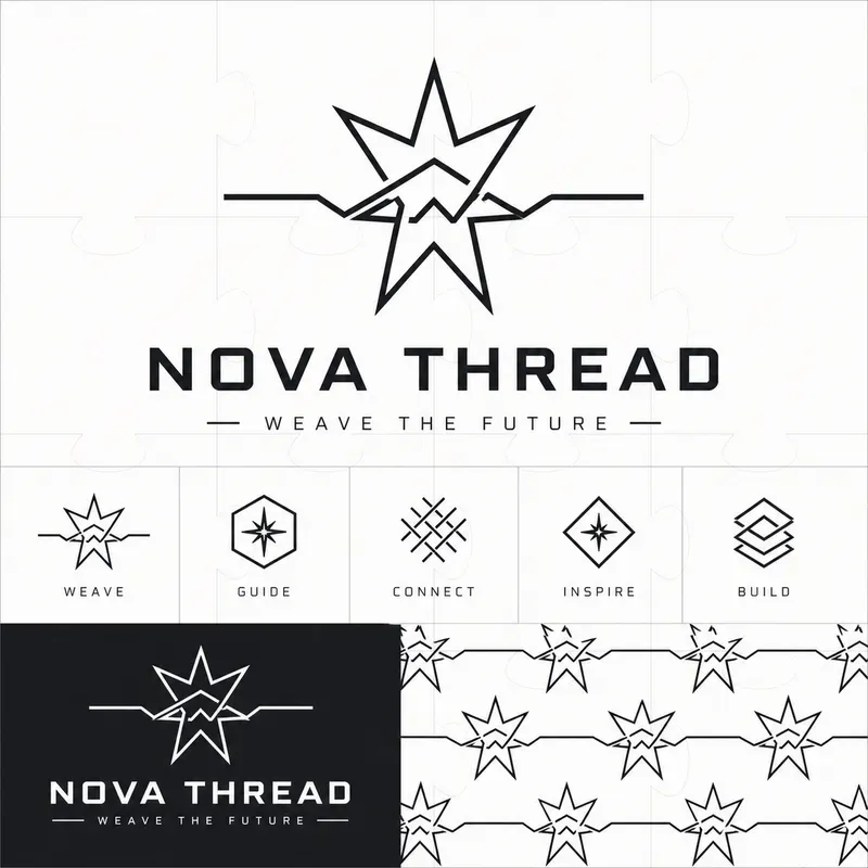 Bold Minimal Monoline Brand Identities