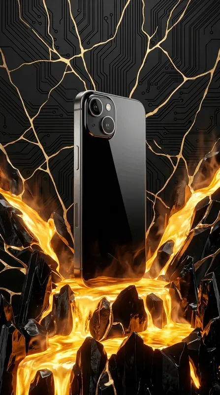 Obsidian Golden Magma