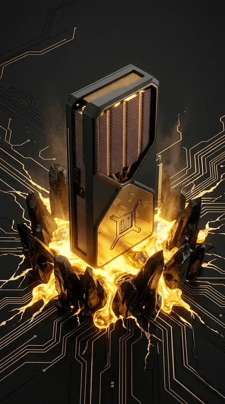 Obsidian Golden Magma