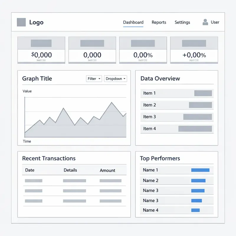 Pro UIux Dashboard Wireframe Generator