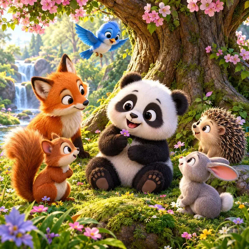 Enchanted Forest Animal Friends