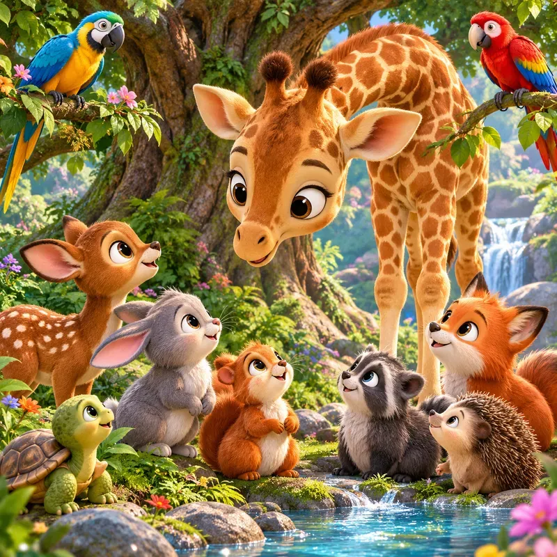 Enchanted Forest Animal Friends