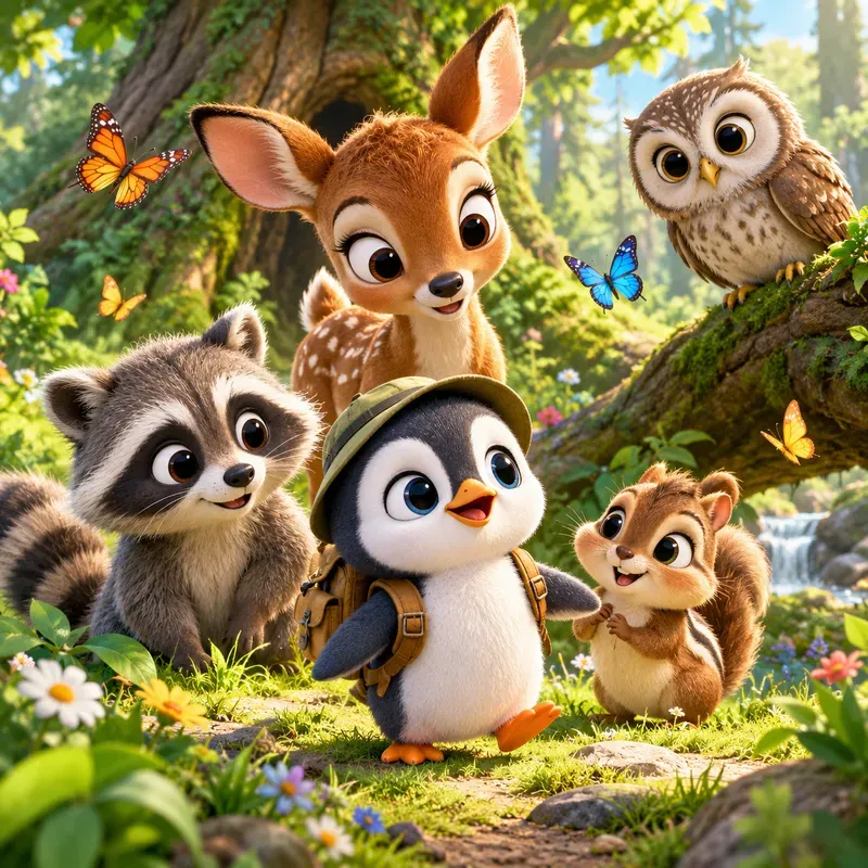 Enchanted Forest Animal Friends