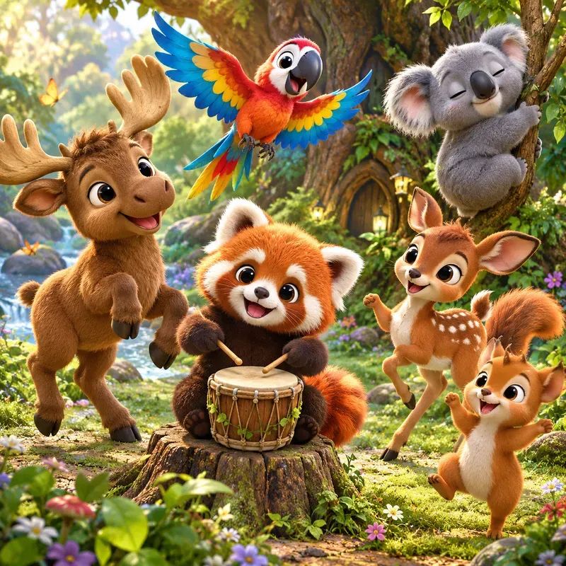 Enchanted Forest Animal Friends