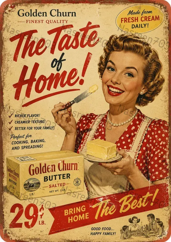 Hyperrealistic 1950s Vintage Ads