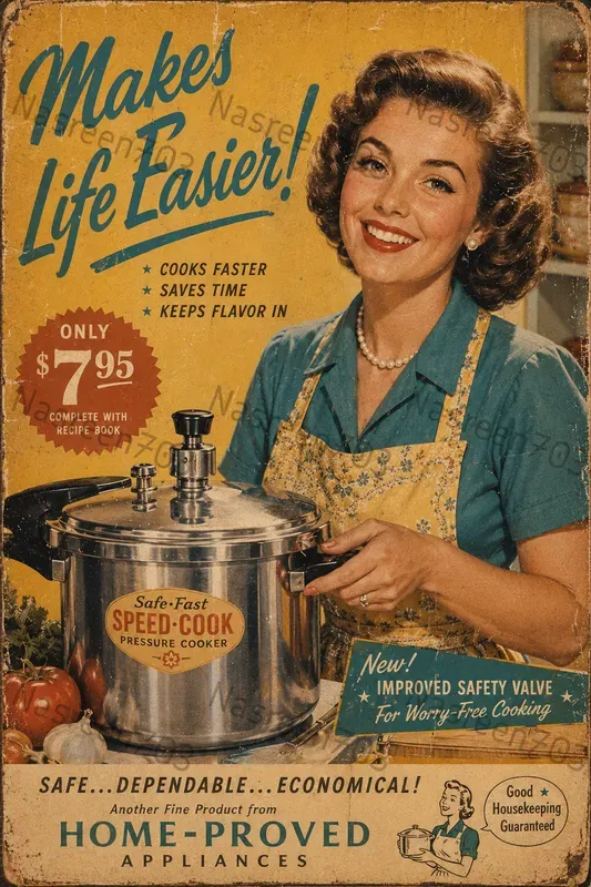 Hyperrealistic 1950s Vintage Ads