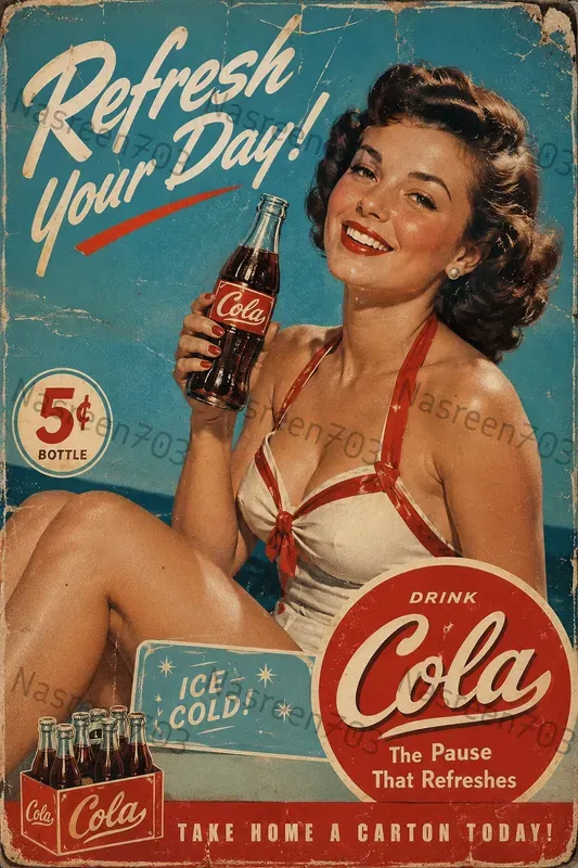 Hyperrealistic 1950s Vintage Ads