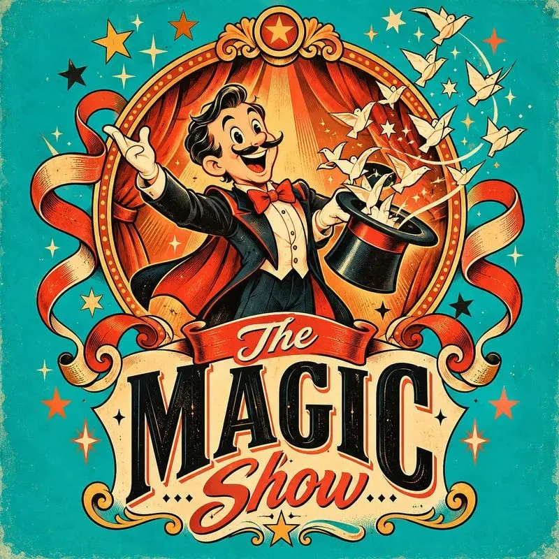 Vintage Cartoon Emblem Poster Collections