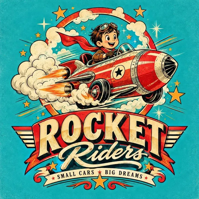 Vintage Cartoon Emblem Poster Collections