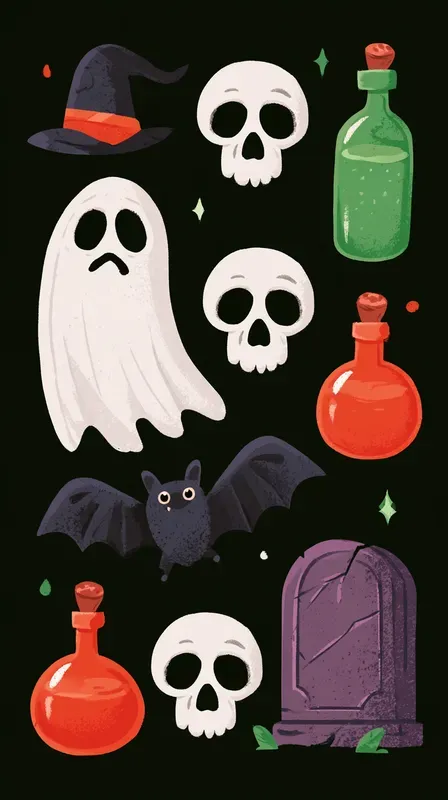 Cute Halloween Element Collections