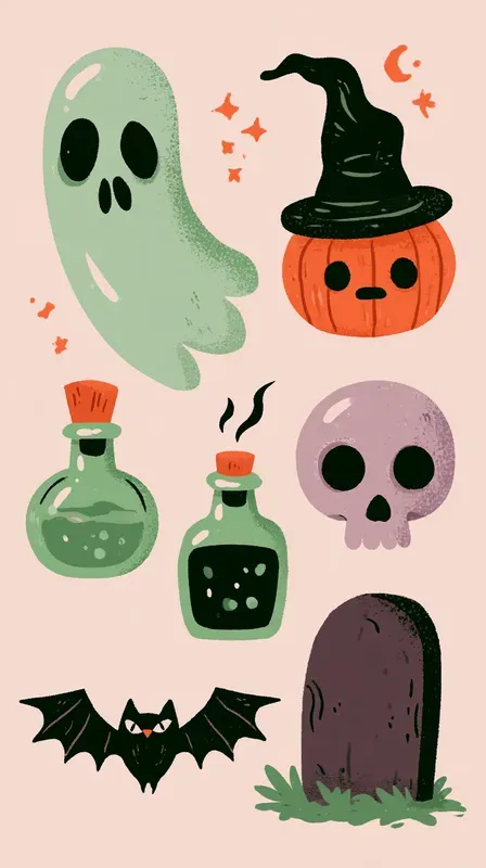 Cute Halloween Element Collections