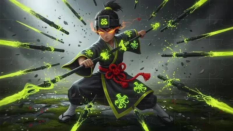 Neon Spirit Warriors Cinematic Power