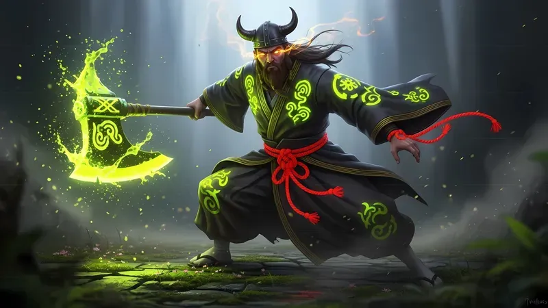 Neon Spirit Warriors Cinematic Power