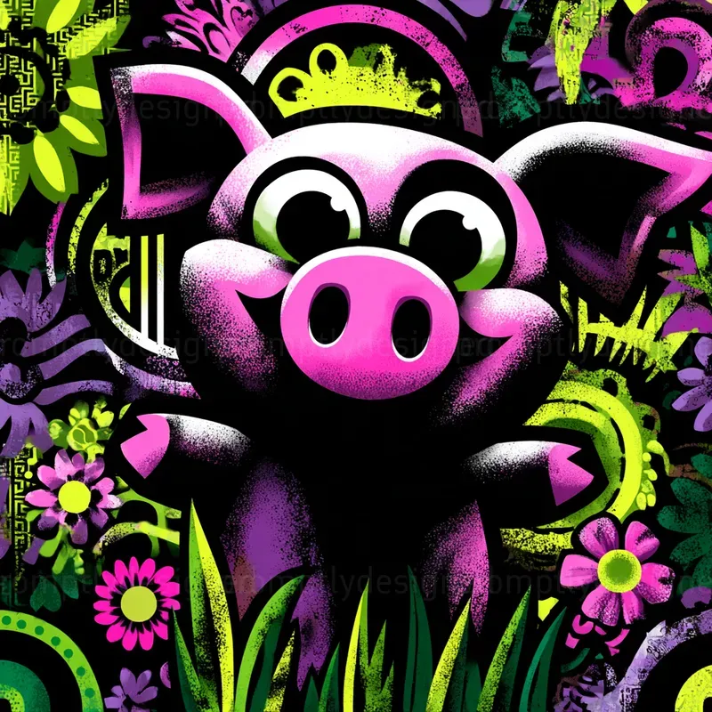 Pop Animal Illustrations