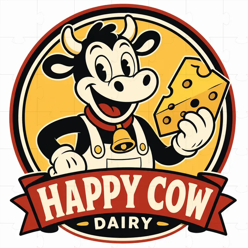 Vintage Rubber Hose Cartoon Mascot Logos