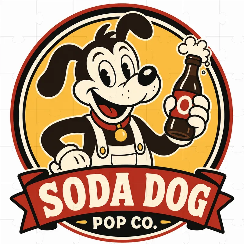 Vintage Rubber Hose Cartoon Mascot Logos