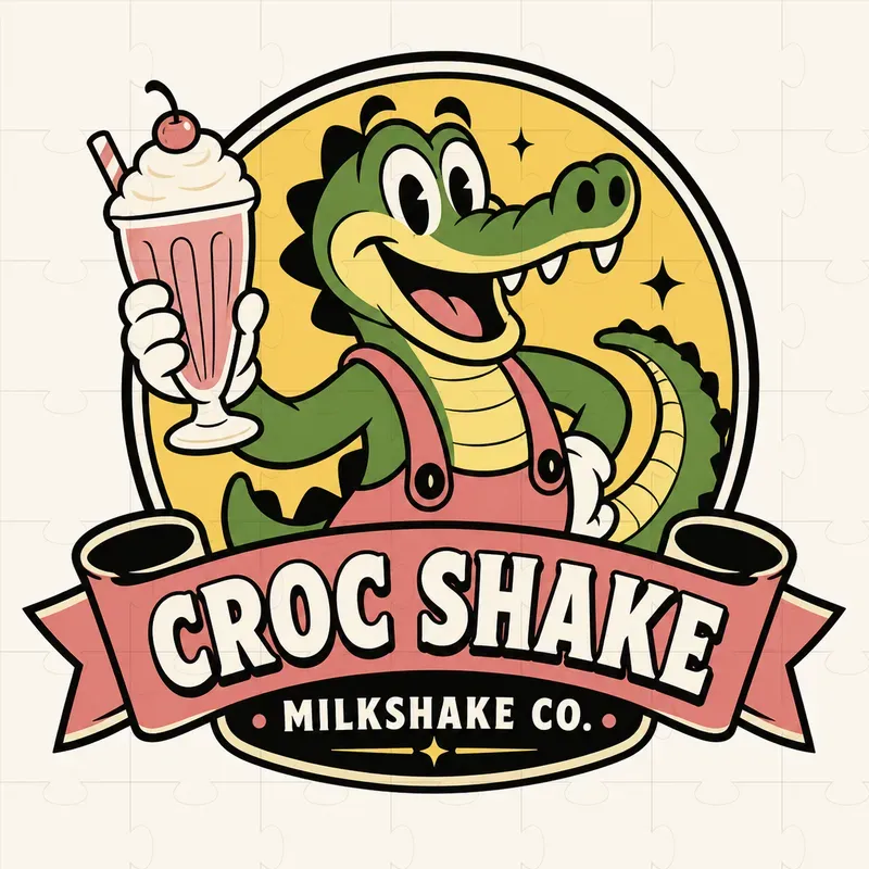 Vintage Rubber Hose Cartoon Mascot Logos