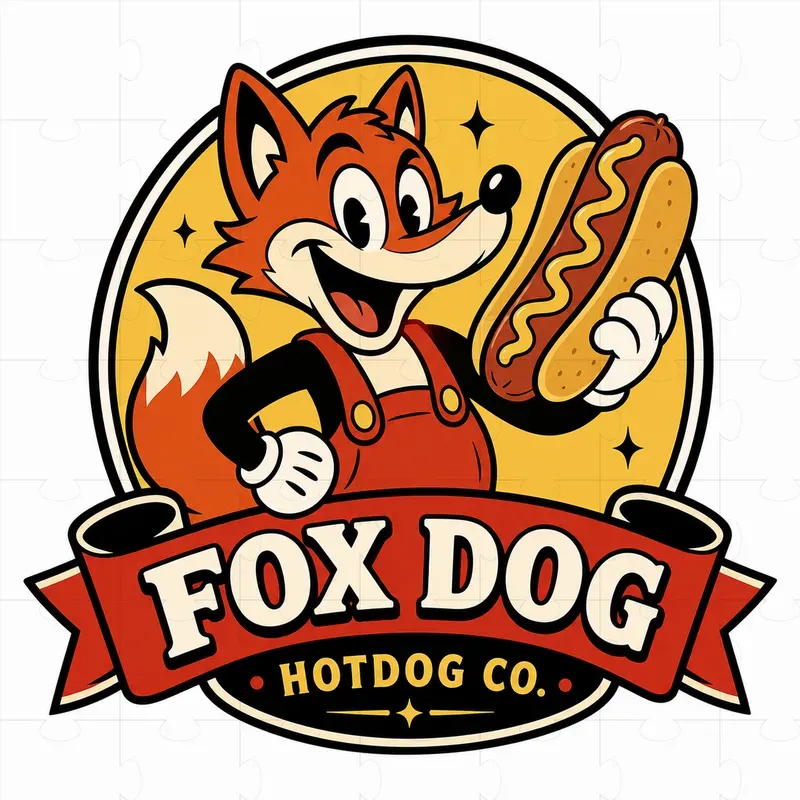 Vintage Rubber Hose Cartoon Mascot Logos