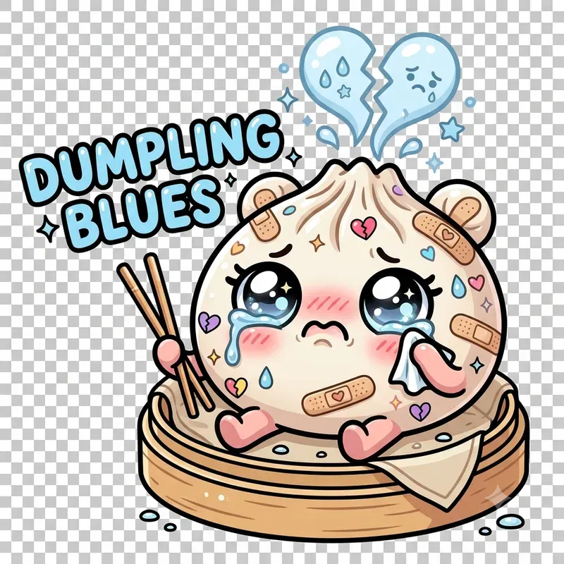 Crying Character Sticker Pod Assets