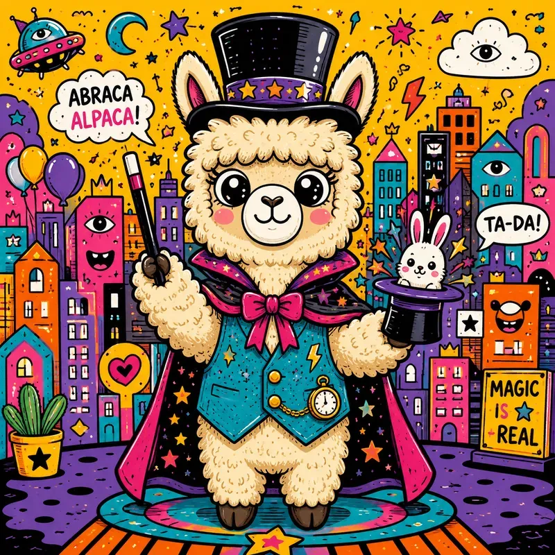 Urban Pop Animal Doodles