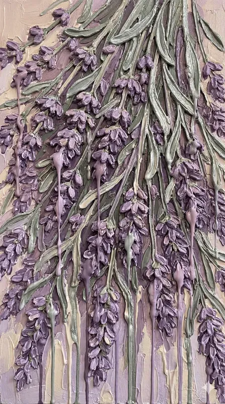 Thick Impasto Gouache Florals