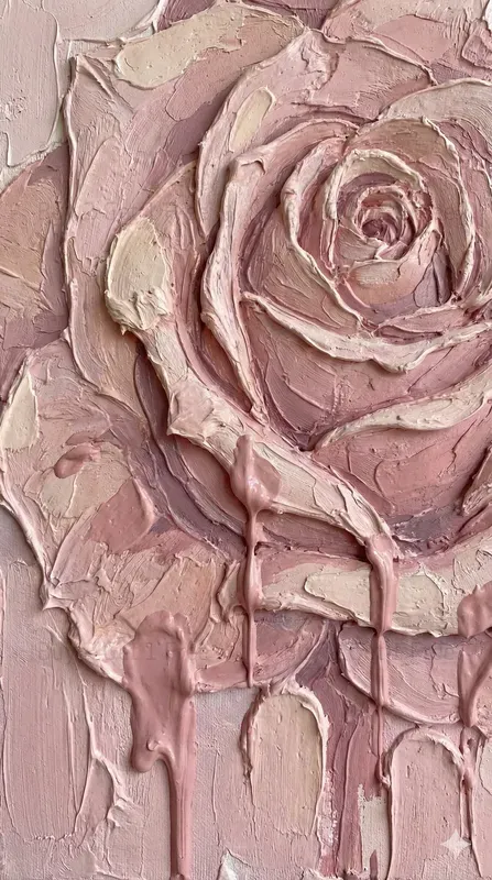 Thick Impasto Gouache Florals