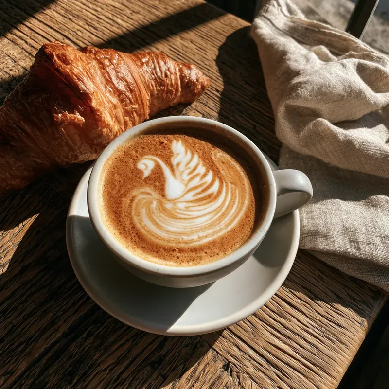 Latte Art Coffee Photography