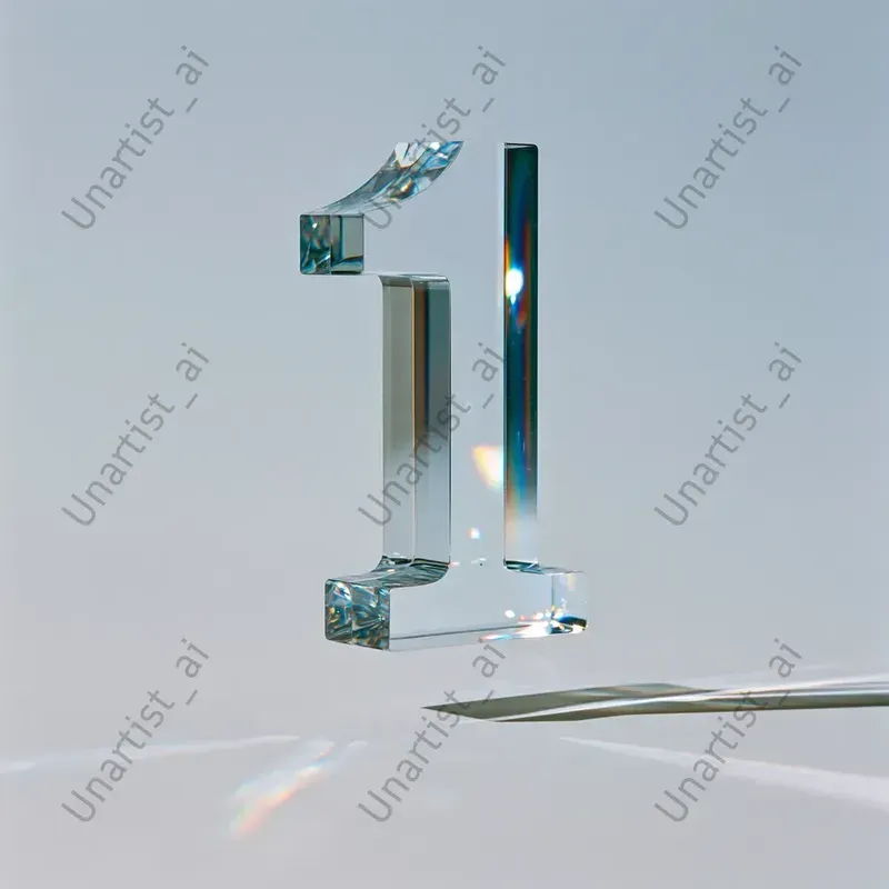 Floating Number Photography