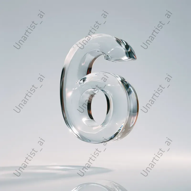 Floating Number Photography