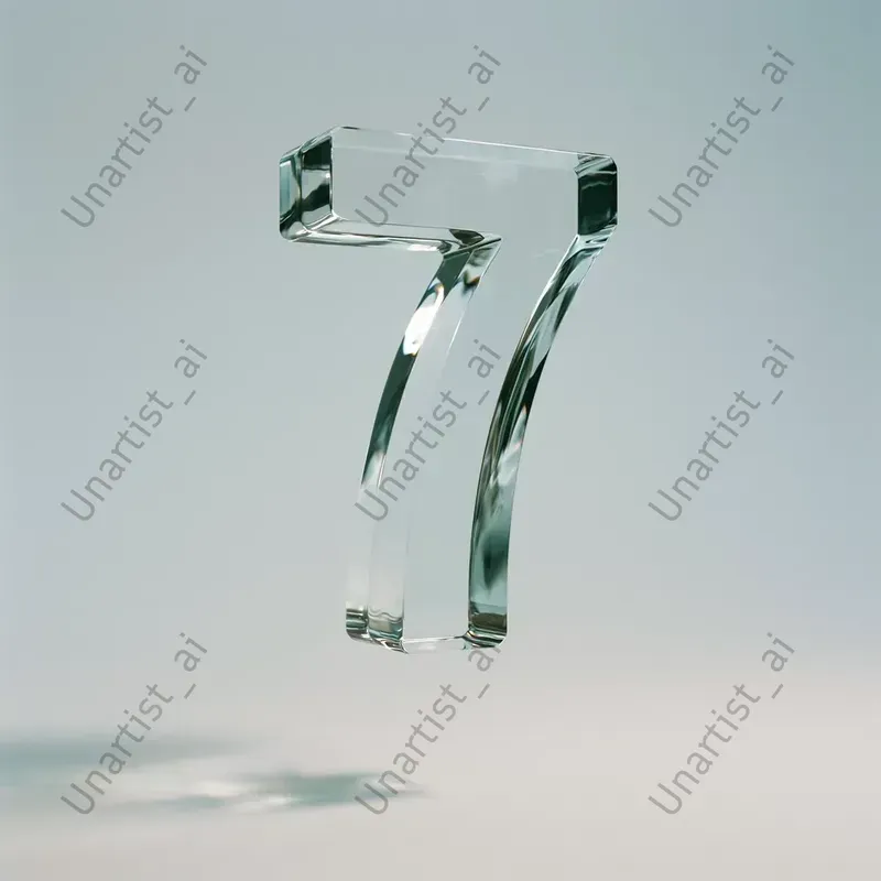 Floating Number Photography