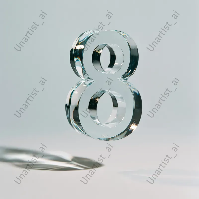 Floating Number Photography