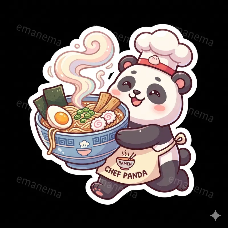 Cute Chibi Style Animal Stickers