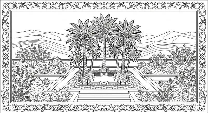 Historic Garden Traditions Coloring Sets