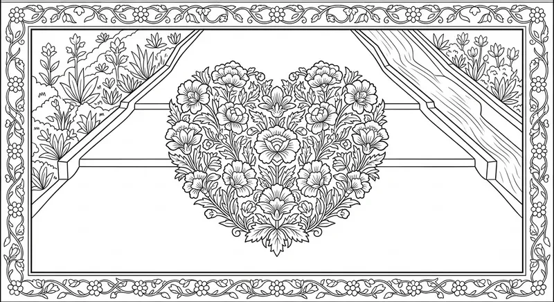Historic Garden Traditions Coloring Sets