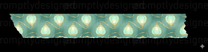 Soft Solarpunk Washi Tapes
