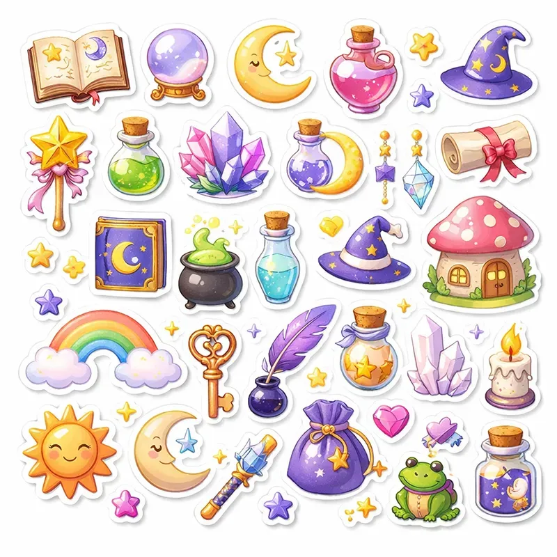 Aesthetic Mini Object Sticker Sheets