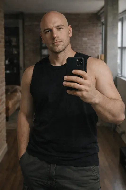 Casual Mirror Selfies Men