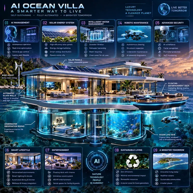 Luxury Smart Penthouse Infographics