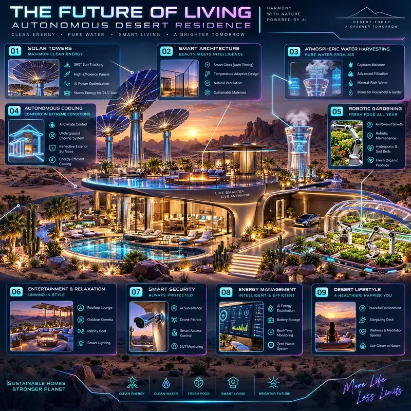Luxury Smart Penthouse Infographics