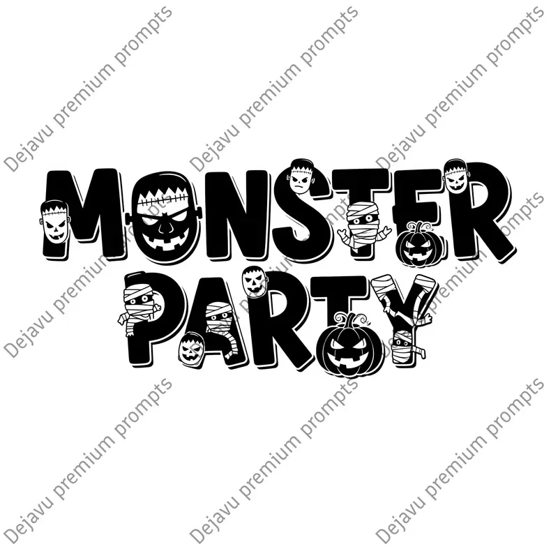 Playful Halloween Vector Logos